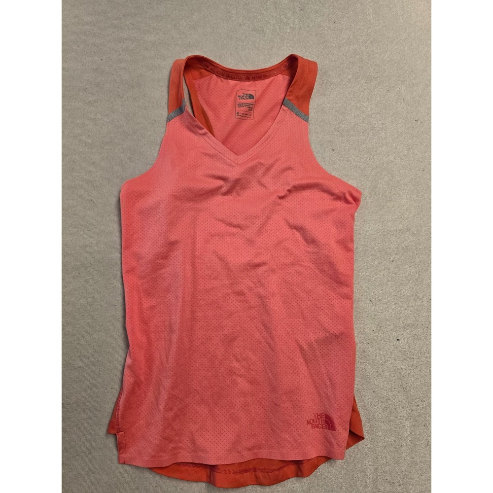 The North Face Womens FlashDry-XD Mountain Athletics Tank Top Coral Pink Small